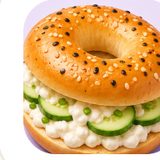 Cottage Cheese Bagel